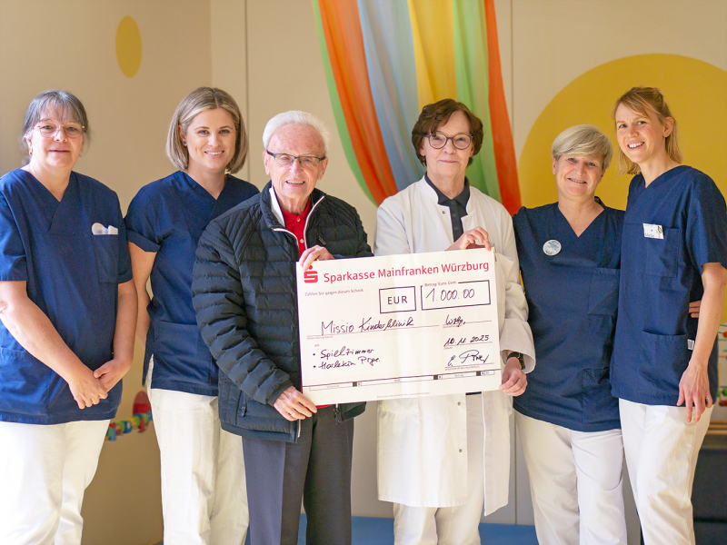 1.000,- Euro für die Missio Kinderklinik